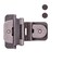 Hickory Hardware P5312BI Double Demountable Hinge  14 Inch overlay 38 Inch inset SelfClosing Feature with 170 Opening Face Frame  Screwless Mounting Cabinet Black Iron Finish 1 Pair