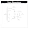 Hickory Hardware P5312BI Double Demountable Hinge  14 Inch overlay 38 Inch inset SelfClosing Feature with 170 Opening Face Frame  Screwless Mounting Cabinet Black Iron Finish 1 Pair