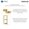 Hickory Hardware P5310SN Double Demountable Hinge  170 Opening Face Frame  12 Inch Overlay SelfClosing Feature  Easy Installation Cabinet Screwless Mounting Satin Nickel Finish 1 Pair