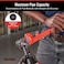 RIDGID 31020 Model 14 HeavyDuty Straight Pipe Wrench 14inch Plumbing Wrench Red Small