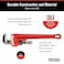 RIDGID 31020 Model 14 HeavyDuty Straight Pipe Wrench 14inch Plumbing Wrench Red Small