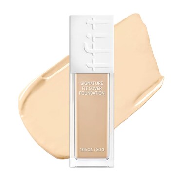 Signature Fit Cover Foundation  Blemish Cover Full Coverage Matte  Poreless Finish Longlasting  Lightweight Korean Makeup 102 Fl Oz C01 Porcelain 102 Fl Oz