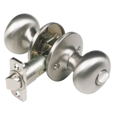 Design House 753319 Cambridge 2Way Adjustable Privacy Door Knob Satin Nickel