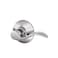 SCHLAGE F170ACC625RH F170 ACC 625 RH Accent Right Hand Dummy Lever Standard Bright Chrome