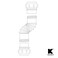 Plumb Pak PP81215 Extension Coupling 15 Inch White