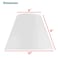 Aspen Creative 32998 Transitional Empire Shape Spider Construction Lamp Shade Wheat 6 Top x 12 Bottom x 9 Slant Height