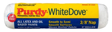 9 x 38 Nap Purdy 14A670092 White Dove Roller Cover Dralon