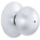 Schlage F40 CSV ORB 626 Commercial Series Orbit Door Knob Bed  Bath Privacy Lock Satin Chrome