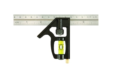 Johnson Level  Tool 406EM Professional InchMetric Combination Square 6 Silver 1 Square