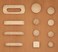 Hickory Hardware P186UW 2Inch Natural Woodcraft Knob Unfinished Wood