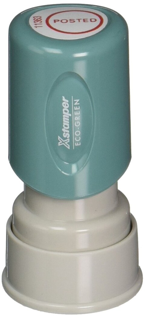 SHACHIHATA INC Specialty Stamp PreInked Posted Ink Stamp 58Inch Red XST11363