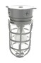 Woods L1706 Vandal Resistant Security Light With Ceiling Mount 150W Incandescent Bulb Silver