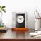 Bulova B7750 Glasner House Frankl Lloyd Wright Clock Light Cherry Stain