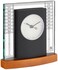Bulova B7750 Glasner House Frankl Lloyd Wright Clock Light Cherry Stain
