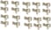 Vim Tools V420C20B 14 Replacement Socket Clip  20 Piece