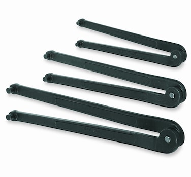 Williams JHWWS483 3Piece Adjustable Face Spanner Wrench Set Ideal for Adjusting Collars Lock Nut Rings and Bearings