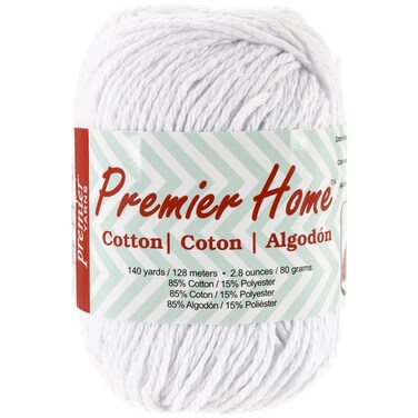 Premier Yarns Home Cotton Yarn Solid White