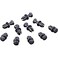 Show Chrome Accessories 3104 Reusable Plastic Rivet Black