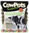 CowPots CP412 Square 4Inch 12 Pack Brown