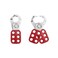 American Lock Lockout Hasp Vinyl Coated Steel Hasp 1 in Jaw Clearance ALO80 Red