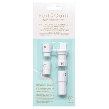 We R Memory Keepers Foil Quill Adapter Kit 4Pkg Multi
