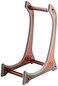 KM Konig  Meyer 1555000098 ViolinMandolinUkulele Display Stand  Folding Compact For Transport and Storage  Rubber Support Arms  Pro Grade for Musicians  German Made  Redwood Finish