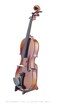 KM Konig  Meyer 1555000098 ViolinMandolinUkulele Display Stand  Folding Compact For Transport and Storage  Rubber Support Arms  Pro Grade for Musicians  German Made  Redwood Finish