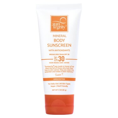 Suntegrity UNSCENTED Mineral Sunscreen For Body  3 oz
