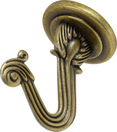 OOK 50342 Swag Hooks with Hardware Antique Brass 2Count