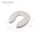 DMI Raised Toilet Seat Cushion Seat Cushion and Seat Cover to Add Extra Padding to the Toilet Seat while Relieving Pressure Tear Resistant FSA  HSA Eligible 2 Inch Pad White
