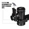 Valterra San Tee Double Rotating Valve MessFree Waste Valve for RVs Campers Trailers 3 x 15 Hub
