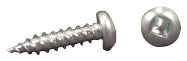 AP Products 012PSQ500 W 8 X 112 White Pan Head Square Recess Screw  Pack of 500