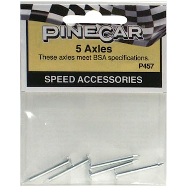 Woodland Scenics Pine Car Derby Speed Accessories Axles 5Pkg