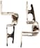 Hickory Hardware P5313SN Single Demountable Hinge  12 Inch overlay Self Closing Feature with 170 Opening Face Frame  Cabinet Hardware Hinge  Easy Installation Satin Nickel Finish 1 Pair