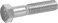 The Hillman Group 25Pack 190339 Hex Bolt 5 12Inch 12 x 512