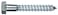 Zinc Hex Lag Screw 516 x 3
