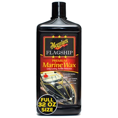 Meguiars Flagship Premium Marine Wax Boat Polish and Oxidation Remover  32 Oz Bottle