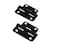 Reliable Hardware Company RH1225BK2A hange Set Hinge Black 2 Count