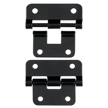 Reliable Hardware Company RH1225BK2A hange Set Hinge Black 2 Count