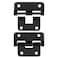 Reliable Hardware Company RH1225BK2A hange Set Hinge Black 2 Count