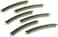 Bachmann Trains  SnapFit EZ TRACK 1125 RADIUS CURVED TRACK 6card  NICKEL SILVER Rail With Grey Roadbed  N Scale 8