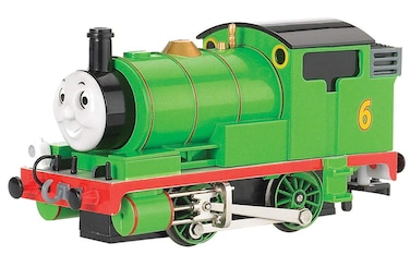 Bachmann Trains  THOMAS  FRIENDS PERCY THE SMALL ENGINE wMoving Eyes  HO Scaleunisexchildren Black 05 Liters