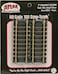 Code 100 Nickel Silver 3 Straight SnapTrack HO Scale Atlas Trains