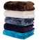 Bedford Home Solid Soft Heavy Thick Plush Mink Blanket 8 Pound  Grey