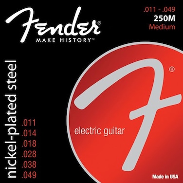 Fender Super 250 Electric Guitar Strings Nickel Plated Steel Ball End 250M 011049