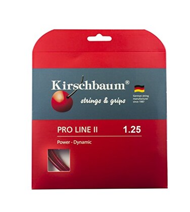 Kirschbaum Set Pro Line II Tennis String 130mm16Gauge Red