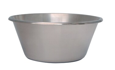 de Buyer Stainless Steel Mixing Bowl with Flat Bottom  8 2 qt  Mix Stir Whip Mash Whisk  Combine  Dishwasher Safe  Made in France