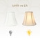 Royal Designs Inc True Bell Lamp Shade with Round Clip White 375 x 7 x 675 BS704RC7WH