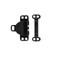 Dritz 931 SewOn Hook  Eye Closures Black 4Count