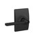 Schlage F40 LAT 622 CEN Latitude Door Lever with Century Trim Bed  Bath Privacy Lock Matte Black